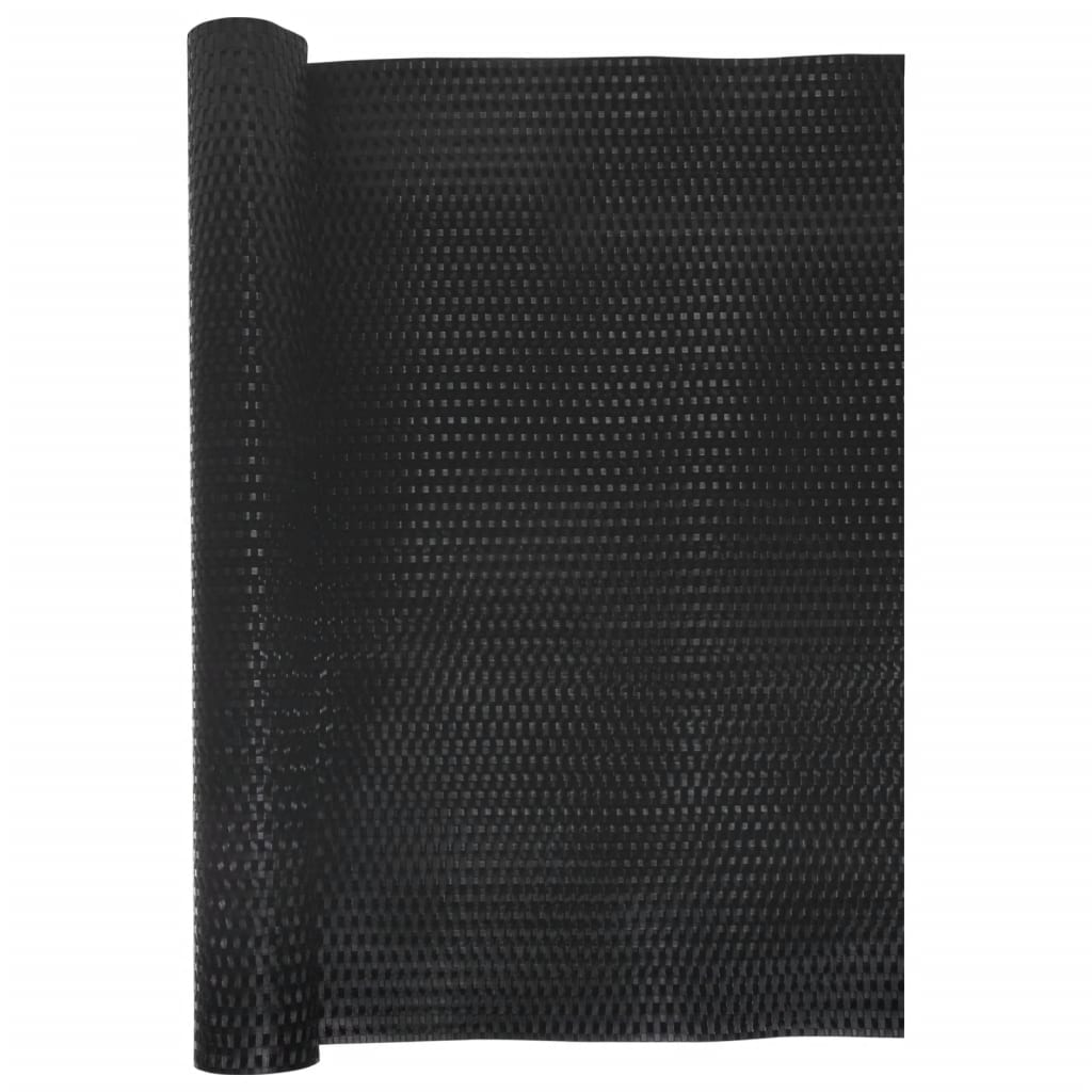 Vidaxl Balcony screen 400x90 cm Poly Rattan Black