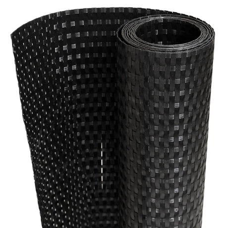 Vidaxx paravent de balcon 600x90 cm poly rotin noir