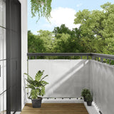 Vidaxl Balcony Screen 90x300 cm 100% in poliestere Oxford grigio chiaro