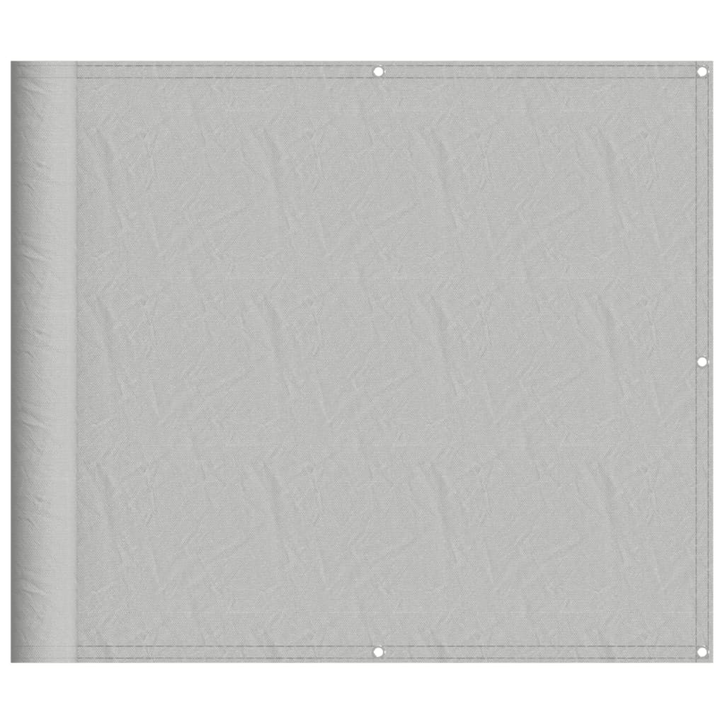 Paravent de balcon Vidaxx 90x400 cm 100% polyester oxford gris clair
