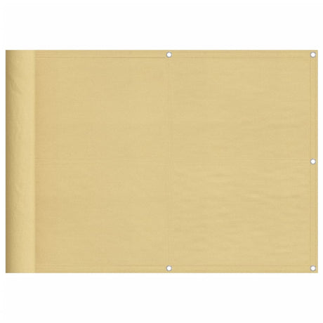 Paravent de balcon Vidaxx 75x300 cm 100% polyester oxford couleur sable