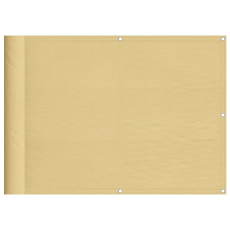Paravent de balcon Vidaxx 75x400 cm 100% polyester oxford couleur sable