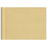 Paravent de balcon Vidaxx 75x500 cm 100% polyester oxford couleur sable