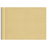Paravent de balcon Vidaxx 75x600 cm 100% polyester oxford couleur sable