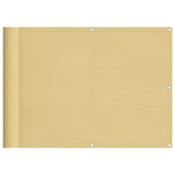 VIDAXL -Balkon -Bildschirm 75x800 cm 100% Oxford Polyester Sand -Colored