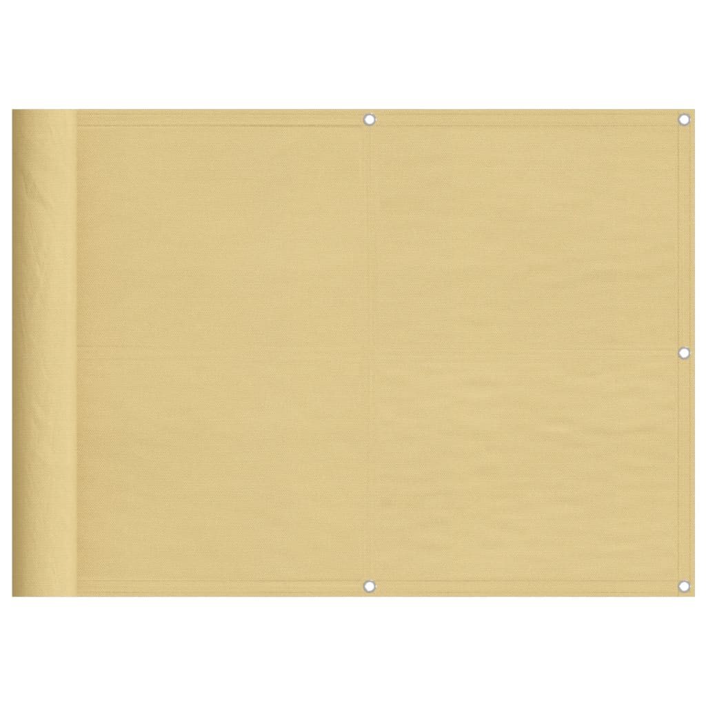 VidaXL Paravent de balcon 75x800 cm 100% polyester oxford couleur sable