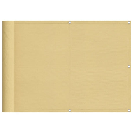 VidaXL Paravent de balcon 75x800 cm 100% polyester oxford couleur sable