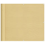Paravent de balcon Vidaxx 90x300 cm 100% polyester oxford couleur sable