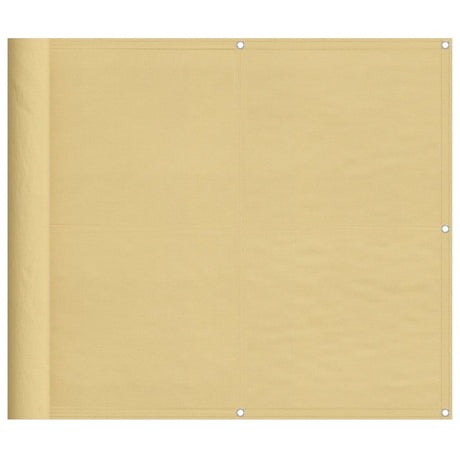 Paravent de balcon Vidaxx 90x300 cm 100% polyester oxford couleur sable