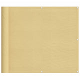 Paravent de balcon Vidaxx 90x400 cm 100% polyester oxford couleur sable
