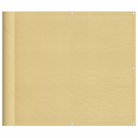 Paravent de balcon Vidaxx 90x400 cm 100% polyester oxford couleur sable