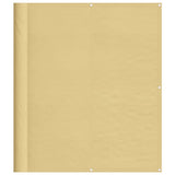 Paravent de balcon Vidaxx 120x300 cm 100% polyester oxford couleur sable