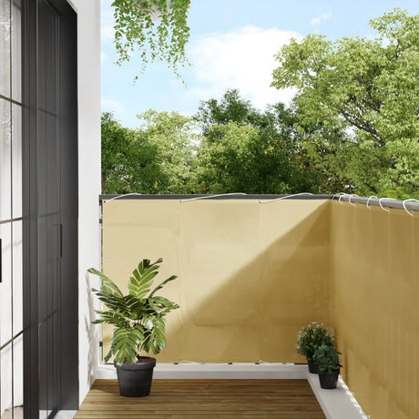 Paravent de balcon Vidaxx 120x300 cm 100% polyester oxford couleur sable
