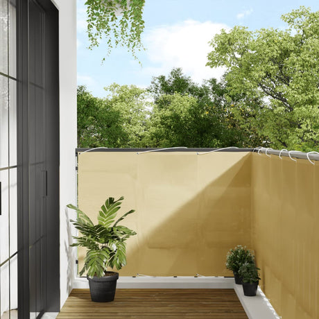 Paravent de balcon Vidaxx 120x800 cm 100% polyester oxford couleur sable