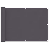 Paravent de balcon Vidaxx 75x800 cm 100% polyester oxford anthracite
