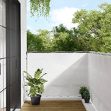 Vidaxl Balkon zaslon 120x800 cm 100% Oxford poliester White