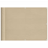 Vidaxl balkongskärm 75x700 cm 100% Oxford Polyester Beige