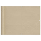 VidaXL Paravent de balcon 75x700 cm 100% polyester oxford beige
