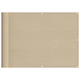 Paravent de balcon Vidaxx 75x800 cm 100% polyester oxford beige
