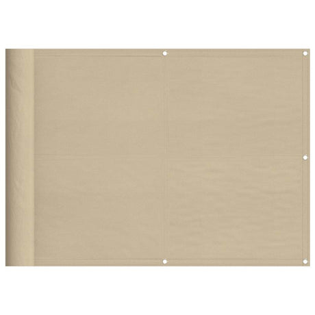Paravent de balcon Vidaxx 75x800 cm 100% polyester oxford beige