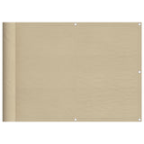 Vidaxl Balkon zaslon 75x800 cm 100% Oxford poliester Beige