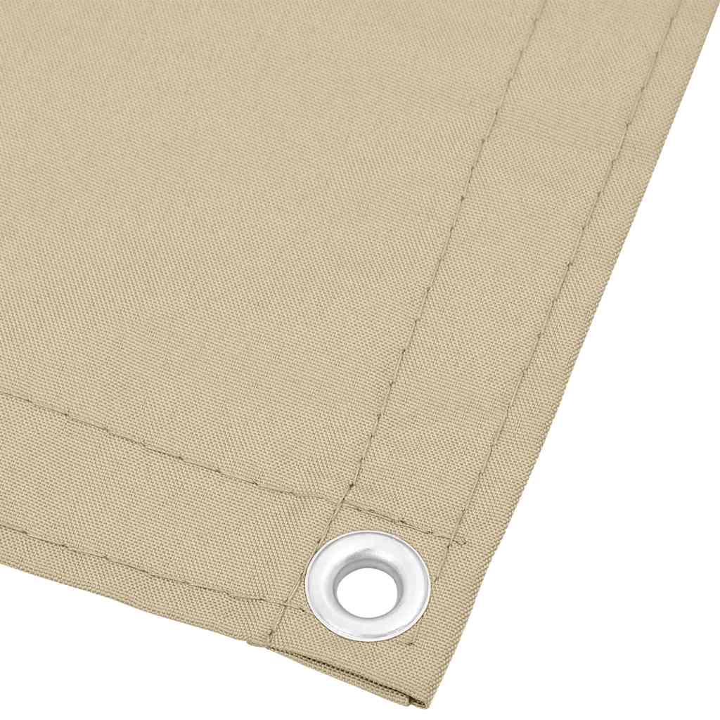 Vidaxl balkonscherm 120x700 cm 100% oxford polyester beige
