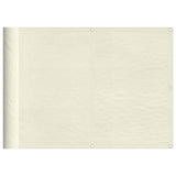 Paravent de balcon Vidaxx 75x800 cm 100% polyester oxford couleur crème