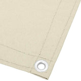 Paravent de balcon Vidaxx 75x800 cm 100% polyester oxford couleur crème