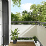 Paravent de balcon Vidaxx 75x800 cm 100% polyester oxford couleur crème