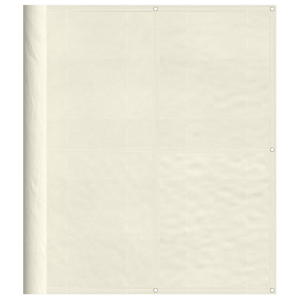 Paravent de balcon Vidaxx 120x1000 cm 100% polyester oxford couleur crème