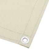 Paravent de balcon Vidaxx 120x1000 cm 100% polyester oxford couleur crème