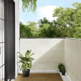 Paravent de balcon Vidaxx 120x1000 cm 100% polyester oxford couleur crème