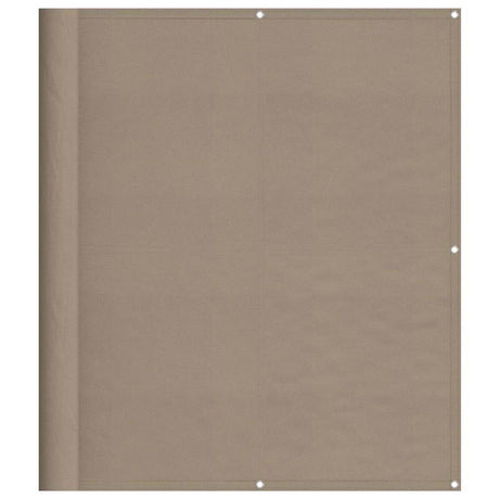 VidaXL Paravent de balcon 120x800 cm 100% polyester oxford taupe