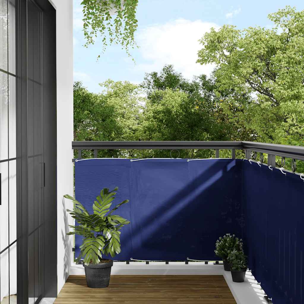 Vidaxx paravent de balcon 90x700 cm 100% polyester oxford bleu