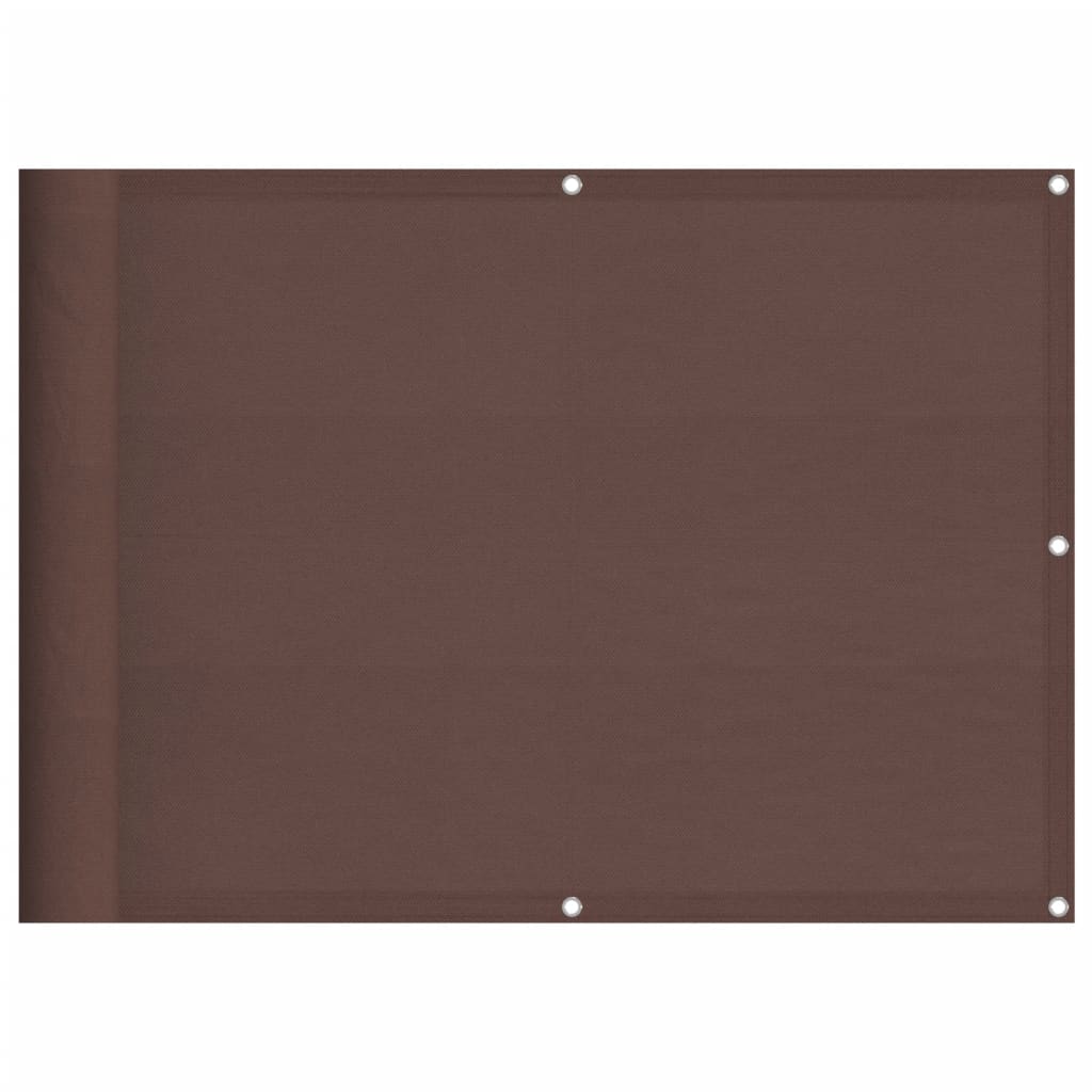 Vidaxx paravent de balcon 75x700 cm 100% polyester oxford marron