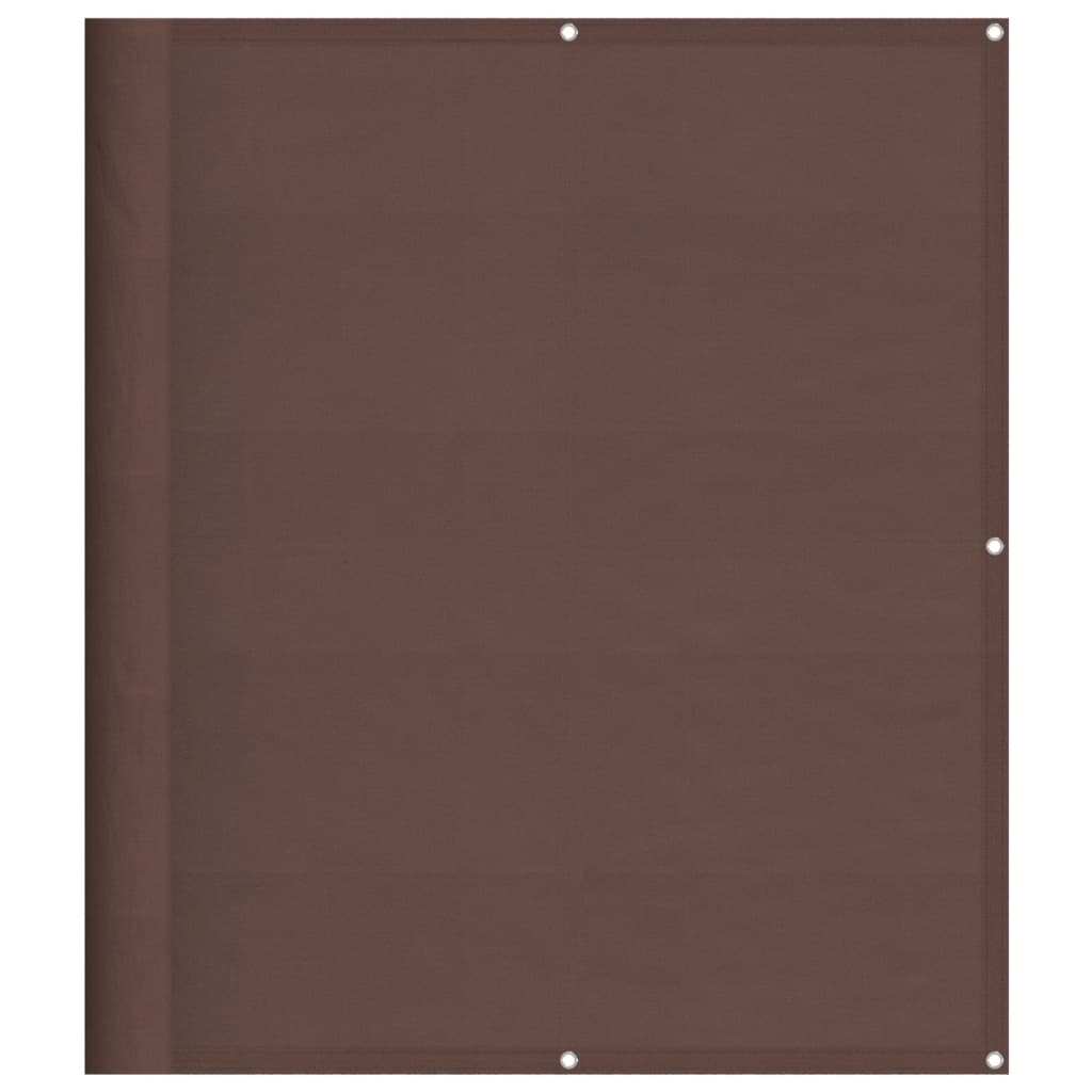 Vidaxl balkongskärm 120x800 cm 100% Oxford Polyester Brown