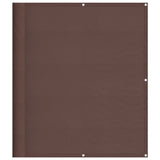 Vidaxl Balcony screen 120x800 cm 100% Oxford Polyester Brown