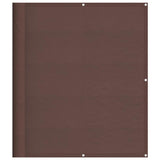 Vidaxx paravent de balcon 120x800 cm 100% polyester oxford marron