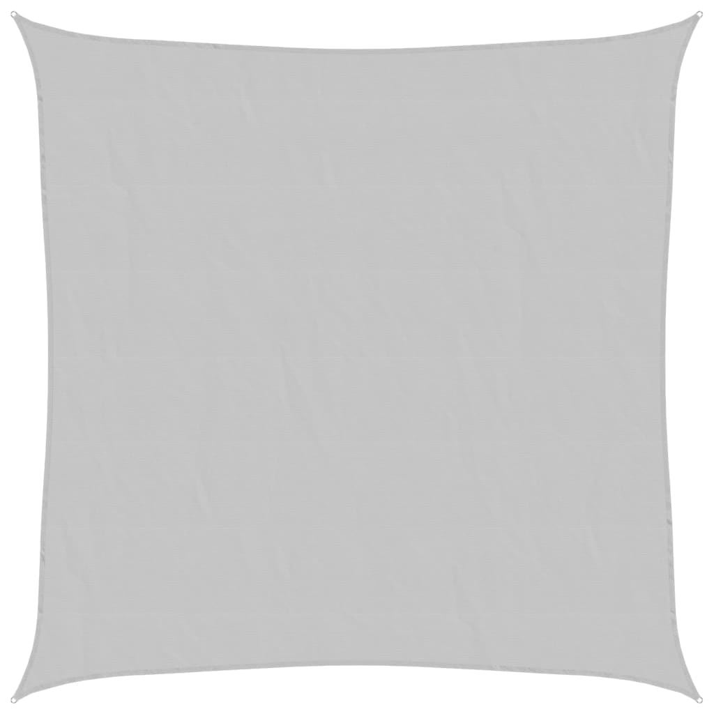 Vidaxx voile d'ombrage 2,5x2,5 m 100% polyester oxford gris clair
