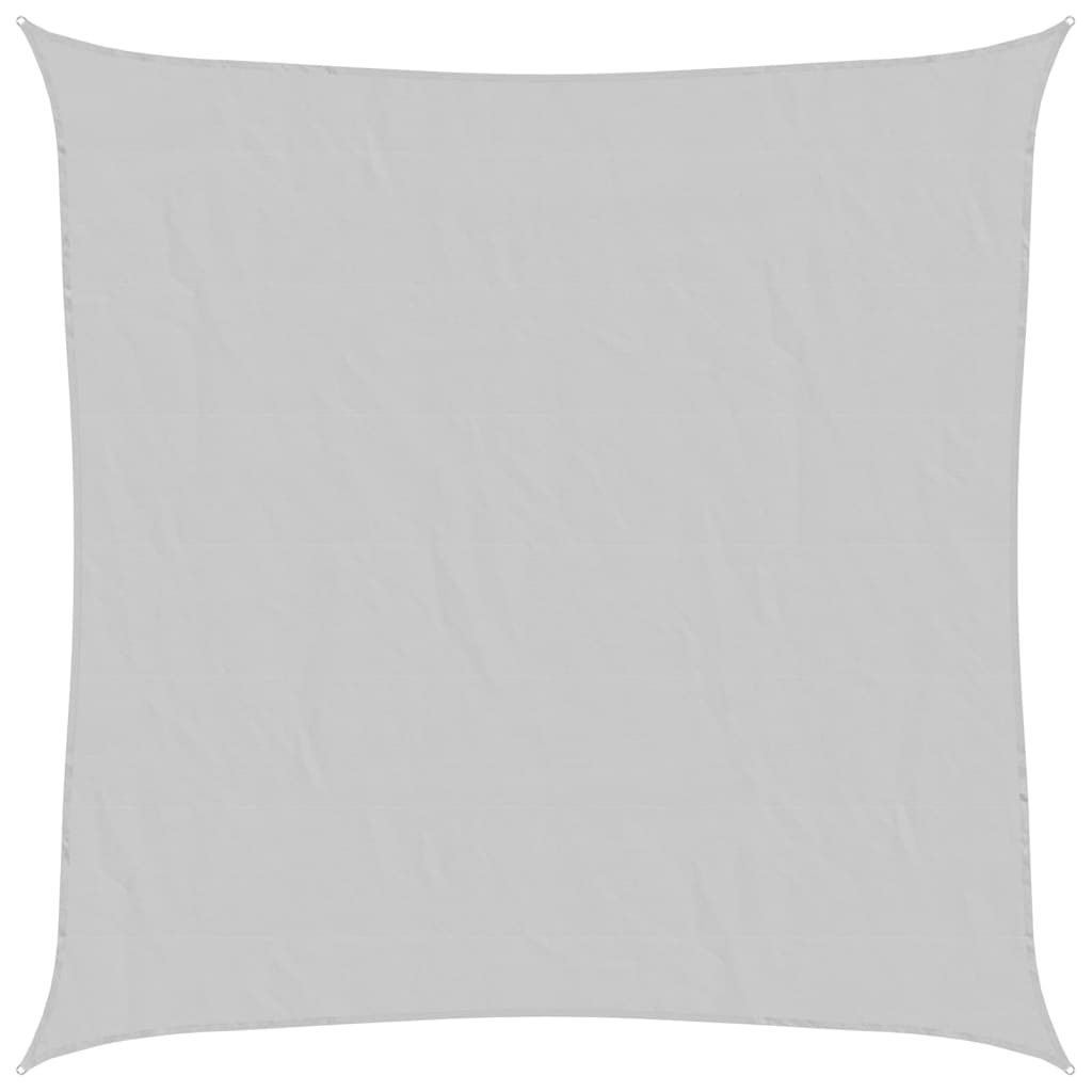 Vidaxl voile d'ombrage 4x4 m 100% polyester oxford gris clair