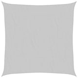 Vidaxl voile d'ombrage 4x4 m 100% polyester oxford gris clair