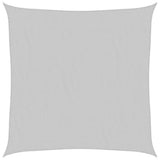 Vidaxl voile d'ombrage 6x6 m 100% polyester oxford gris clair