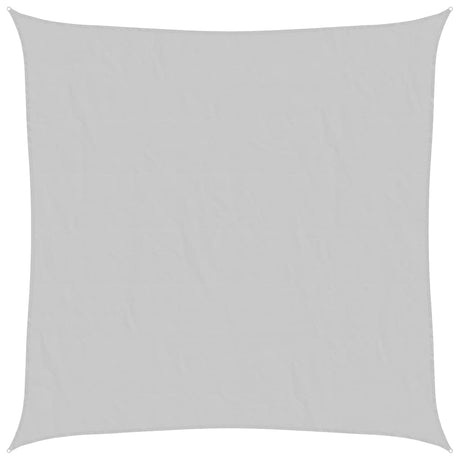 VidaXL Voile d'ombrage 7x7 m 100% polyester oxford gris clair