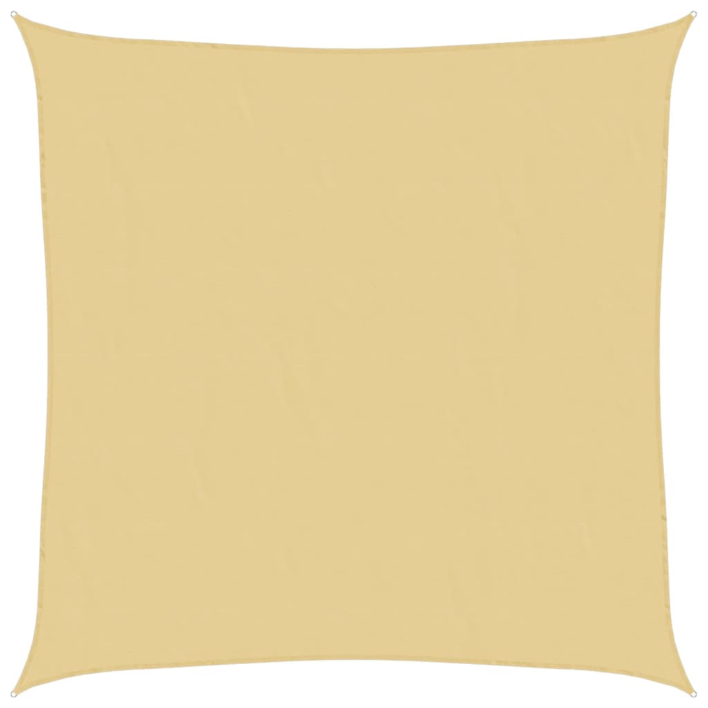 Vidaxx voile d'ombrage 2,5x2,5 m 100% polyester oxford couleur sable