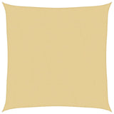 Vidaxx voile d'ombrage 3,6x3,6 m 100% polyester oxford couleur sable