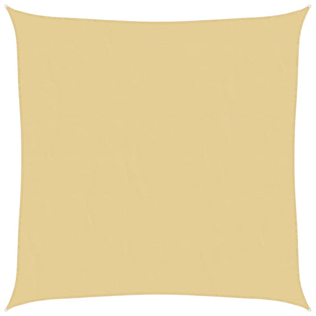 Vidaxl voile d'ombrage 4x4 m 100% polyester oxford couleur sable