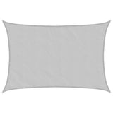 Vidaxl voile d'ombrage 3x2 m 100% polyester oxford gris clair