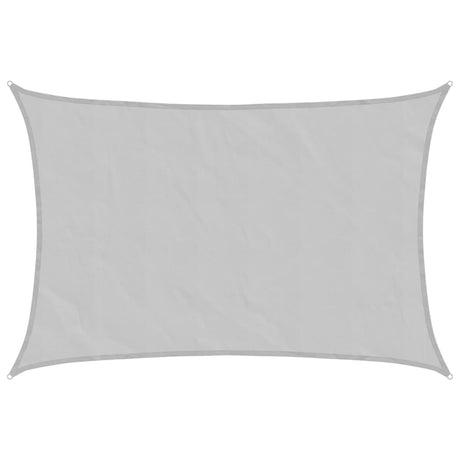 Vidaxl voile d'ombrage 3x2 m 100% polyester oxford gris clair