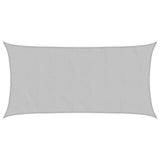 Vidaxl voile d'ombrage 4x2 m 100% polyester oxford gris clair