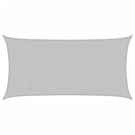 Vidaxl voile d'ombrage 6x3 m 100% polyester oxford gris clair